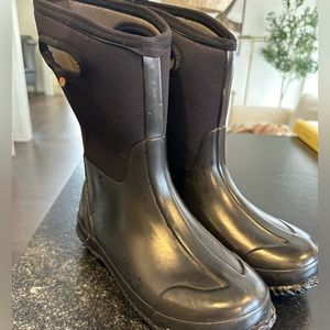 Bogs Kids Classic High Wide Insulated Boots, Size 6, Black, -30F/-34C